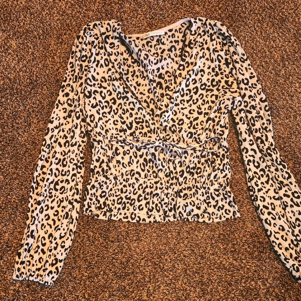 Zara peplum top